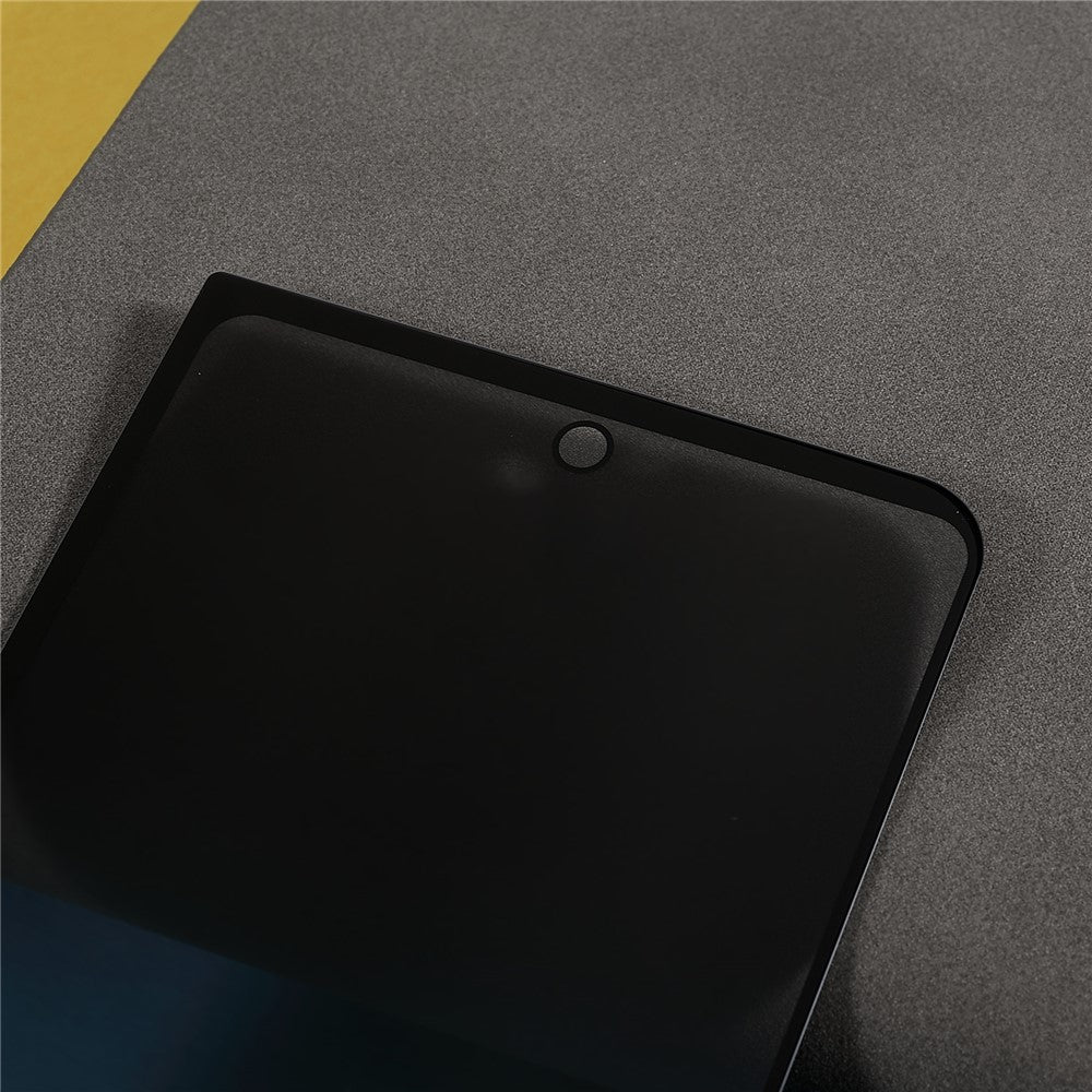 Anti-peep Full Glue Tempered Glass Front Screen Protector + Full Glue Clear TPU Film + Full Glue Glass Phone Back Protector for Samsung Galaxy Z Fold3 5G