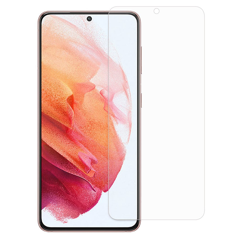 Anti-fingerprint Clear AGC Glass Full Cover Full Glue Tempered Glass Screen Protector [0.1mm Thickness, Support Fingerprint Unlock] for Samsung Galaxy S22 5G / S23