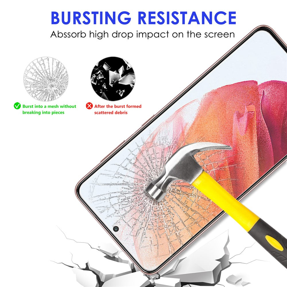 Full Cover Full Glue Anti-explosion Clear AGC Glass Tempered Glass Screen Protector [0.1mm Thickness, Support Fingerprint Unlock] for Samsung Galaxy S22+ 5G / S23+