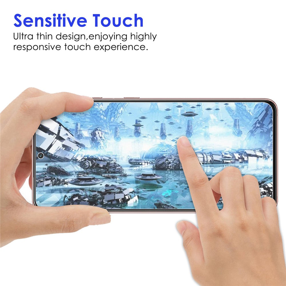 Full Cover Full Glue Anti-explosion Clear AGC Glass Tempered Glass Screen Protector [0.1mm Thickness, Support Fingerprint Unlock] for Samsung Galaxy S22+ 5G / S23+