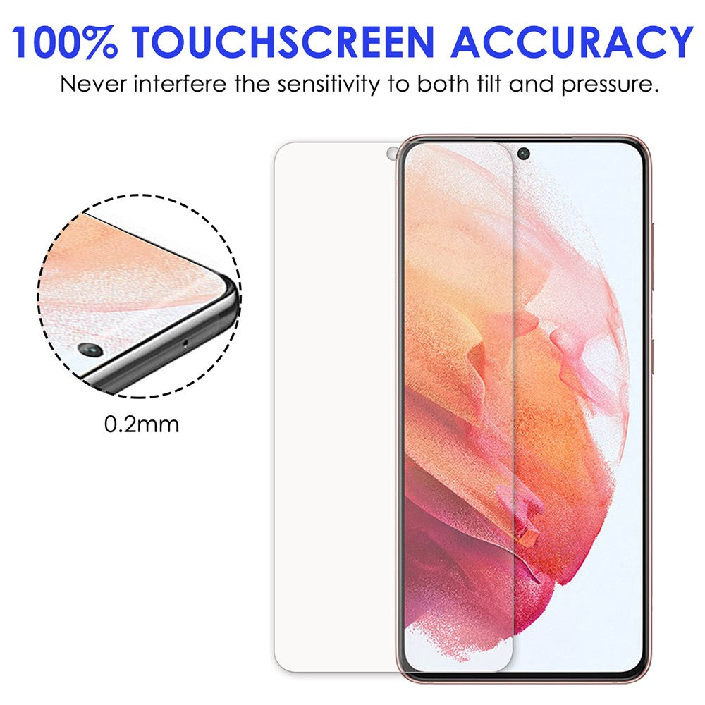 Full Cover Full Glue Anti-explosion Clear AGC Glass Tempered Glass Screen Protector [0.1mm Thickness, Support Fingerprint Unlock] for Samsung Galaxy S22+ 5G / S23+