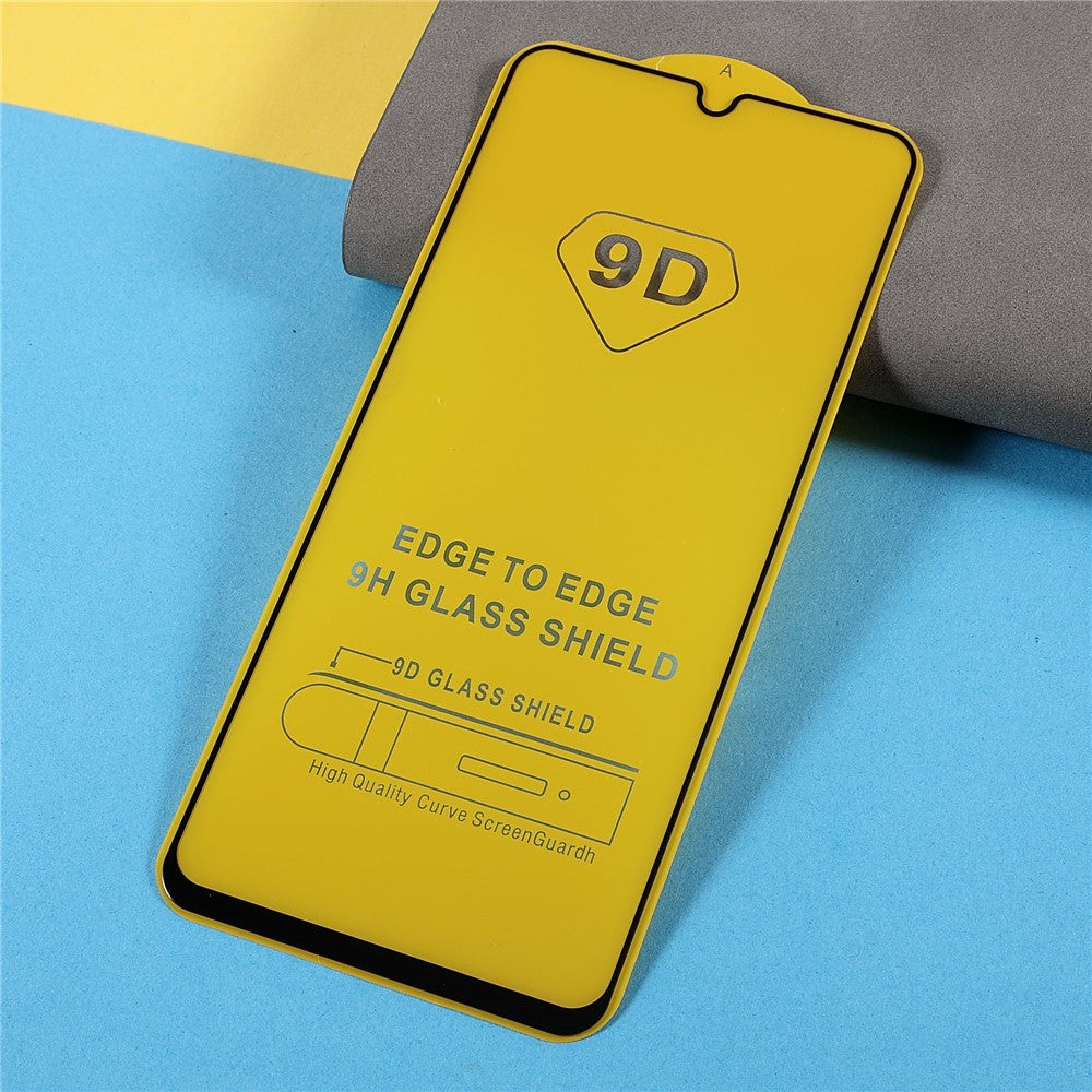 Silketryk Dobbelt Beskyttelse 9D Hærdet Glasfilm Eksplosionssikker Fuld Størrelse Fuld Skærmbeskytter til Samsung Galaxy A33 5G
