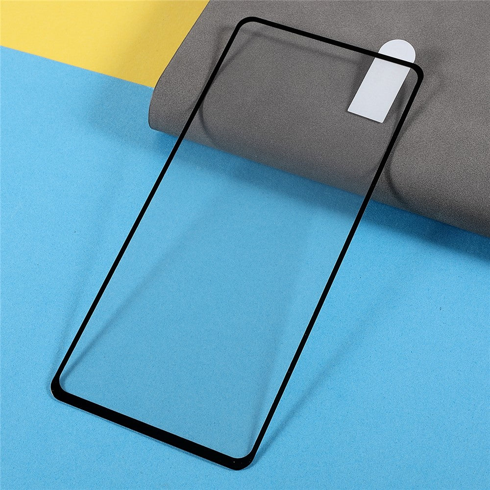 Silketrykt Høj Klarhed Fuld Dækning Fuld Lim Anti-ridse Boblefri Hærdet Glasfilm til Samsung Galaxy A53 5G