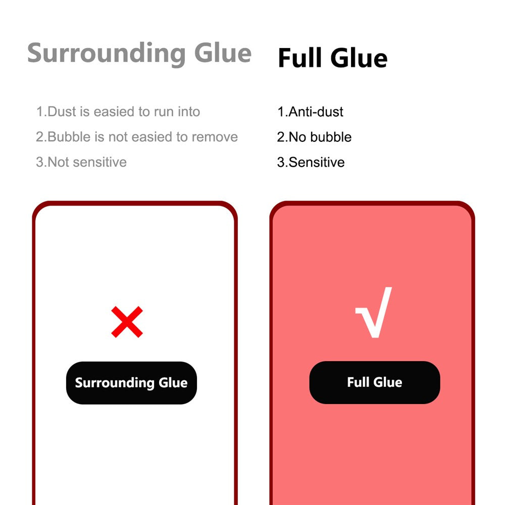 HAT PRINCE HD Klart Fuldlim 0,26mm 2,5D Buet Kant 9H Hærdet Glas Skærmbeskytter til Samsung Galaxy A53 5G