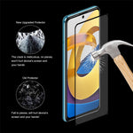 HAT PRINCE 0.26mm 2.5D Arc Edge Full Glue Full Size Tempered Glass 9H Hardness Screen Protector for Xiaomi Poco M4 Pro 5G/Redmi Note 11 5G