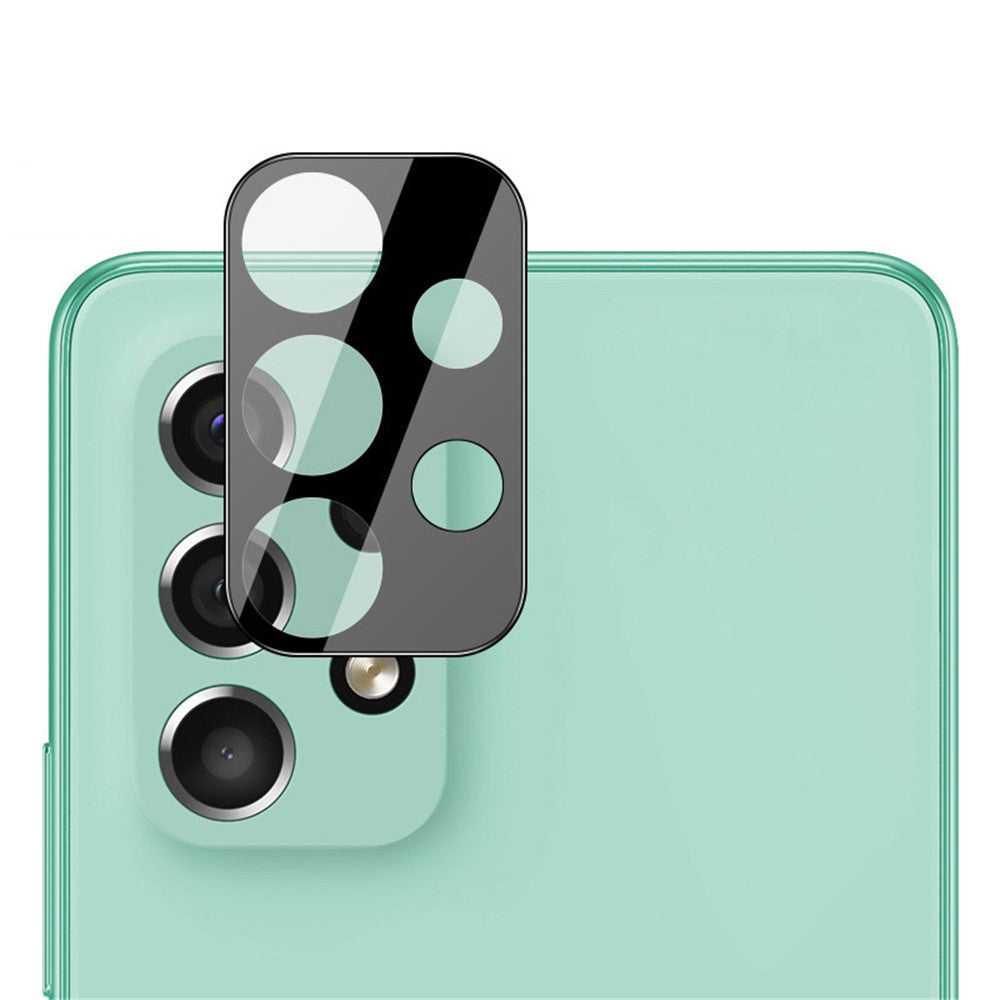 IMAK for Samsung Galaxy A53 5G Anti-Scratch HD Tempered Glass Film Camera Cover Lens Protector (Black Version)