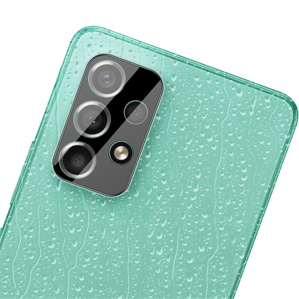 IMAK for Samsung Galaxy A53 5G Anti-Scratch HD Tempered Glass Film Camera Cover Lens Protector (Black Version)