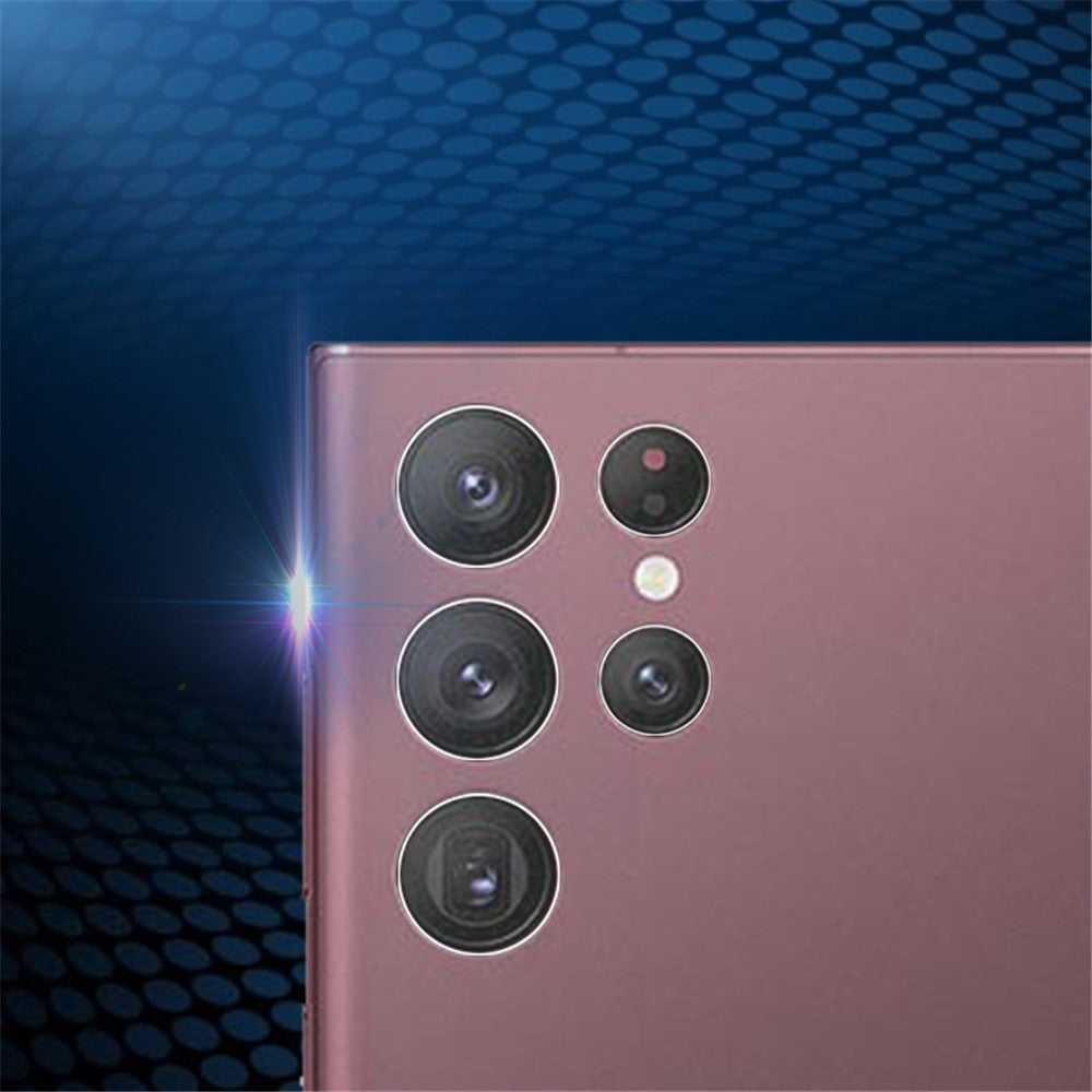MOCOLO HD Anti-Explosion 9H Härdat Glas Bakkamera Linsskydd för Samsung Galaxy S22 Ultra 5G
