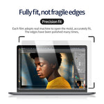 Anti-Blue-Light Tempered Glass Full Screen Film for MacBook Pro 13 inch (2022) / (2020) Anti-explosion Full Glue Screen Guard