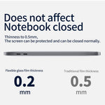 Anti-Blue-Light Tempered Glass Full Screen Film for MacBook Pro 13 inch (2022) / (2020) Anti-explosion Full Glue Screen Guard