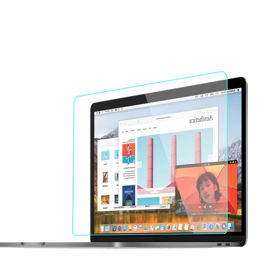 Helklæbende hærdet glas til MacBook Pro MacBook Pro 14 tommer (2026) A3427 A3426 / (2025) A3434 A3112 A3185 A3401 / (2024) A2918 A2992 / (2023) A2779 / (2022) / (2021) A2442