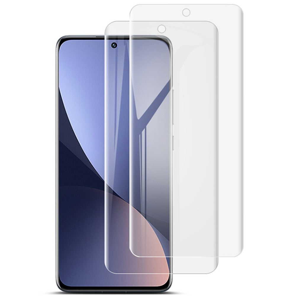 IMAK 2Pcs/Set Hydrogel Film III TPU Screen Protector for Xiaomi 12 5G/12X 5G/12S 5G, HD Clear Scratch-resistant Full Cover Film