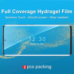 IMAK 2 st/set Hydrogelfilm III TPU skärmskydd för Xiaomi 12 5G/12X 5G/12S 5G, HD genomskinlig reptålig heltäckande film