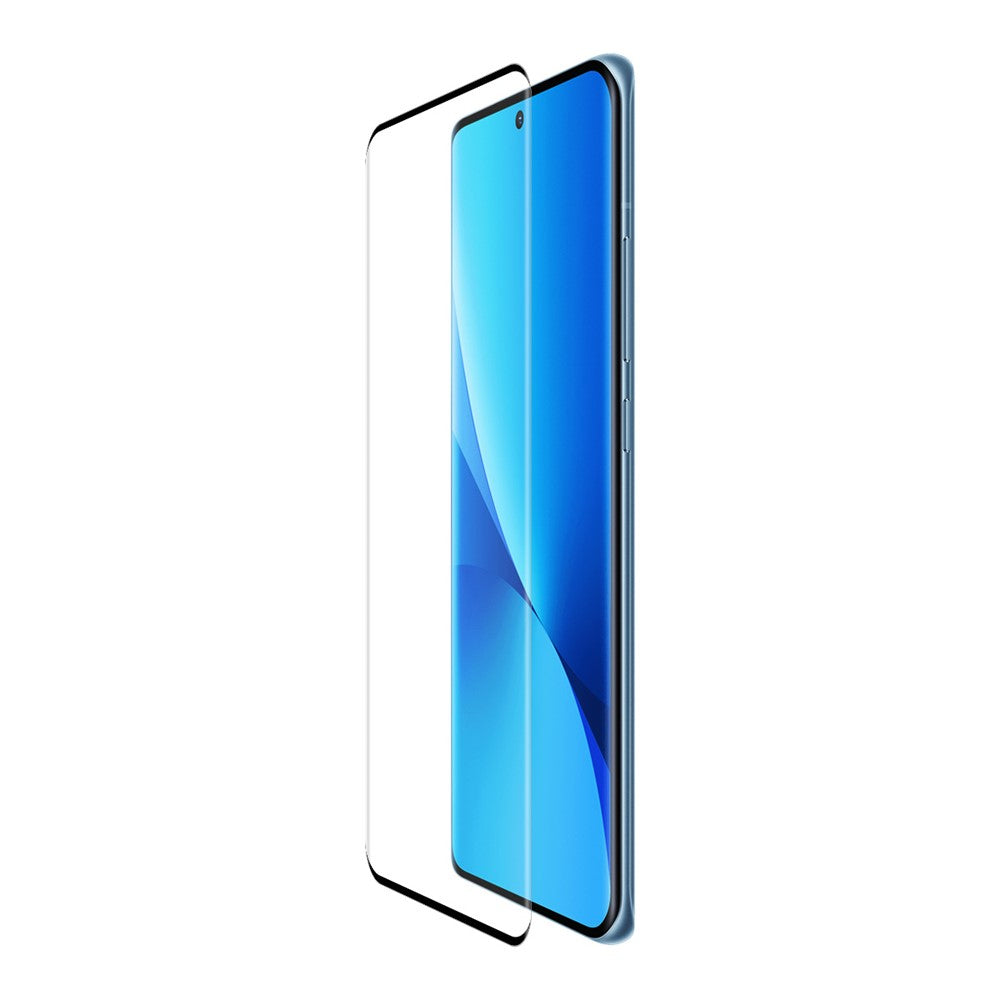 ENKAY HAT PRINCE For Xiaomi 12 5G / 12X 5G / 12S 5G 3D Curved Tempered Glass Full Screen Protector Side Glue Support Fingerprint Unlock