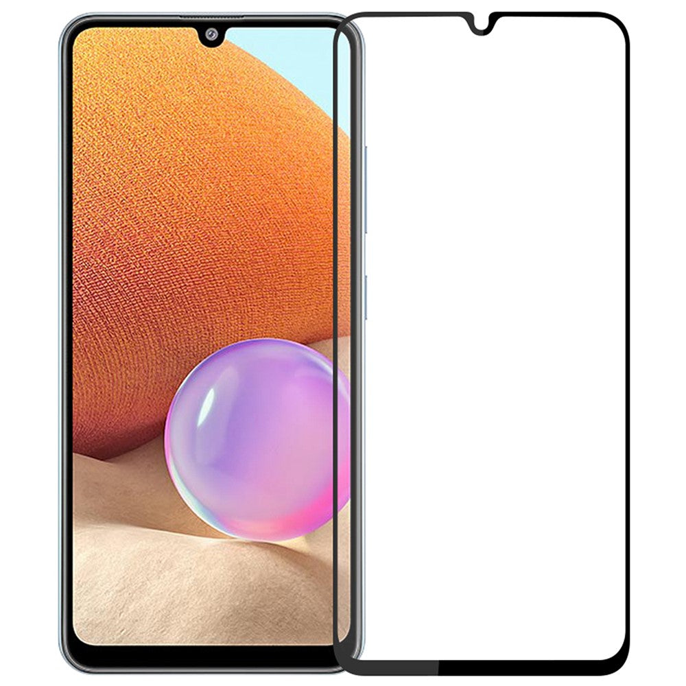 MOFI för Samsung Galaxy A33 5G Full Glue 9H Hardness Smooth Touch 2.5D Arc Edge Full Coverage HD Härdat Glas Skyddsfilm