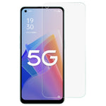 HD Clear Tempered Glass Screen Protector for Oppo A96, 0.3mm Arc Edge Anti-Scratch Case Friendly Film Guard