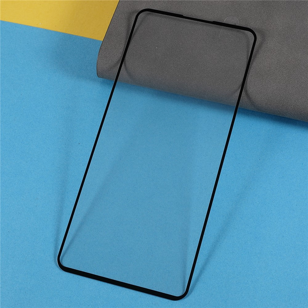 For Oppo A96 Bubble-free Explosion-proof Full Glue Silk Printing Full Screen Tempered Glass Protective Film