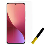 For Xiaomi 12 5G / 12X 5G / 12S 5G UV Liquid Sensitive Touch Curved Full Coverage Tempered Glass Screen Film Support Fingerprint Unlock