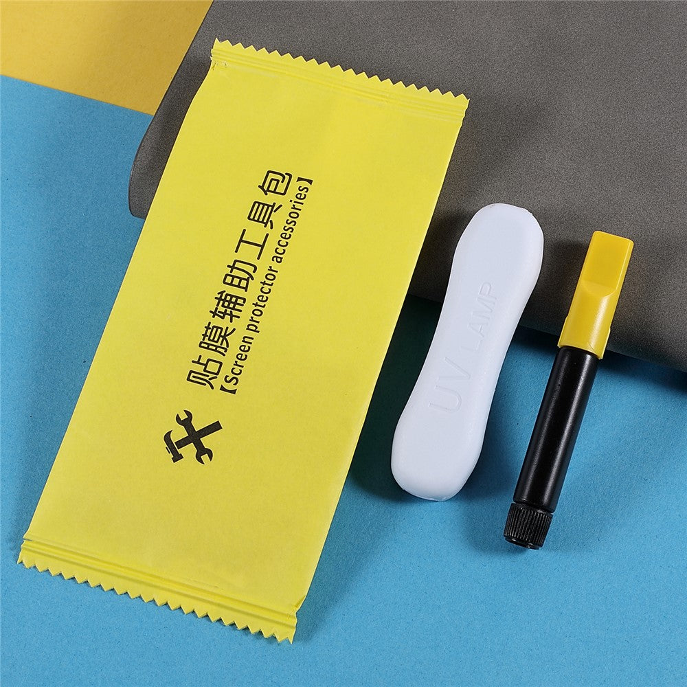 For Xiaomi 12 5G / 12X 5G / 12S 5G UV Liquid Sensitive Touch Curved Full Coverage Tempered Glass Screen Film Support Fingerprint Unlock