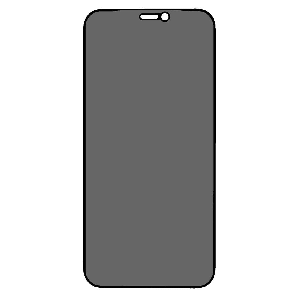 For iPhone 12 mini 5,4 tommer High Definition Silketryk Fuldklæbende Anti-spion Fuld Dækning Mat Hærdet Glas Skærmbeskyttelsesfilm