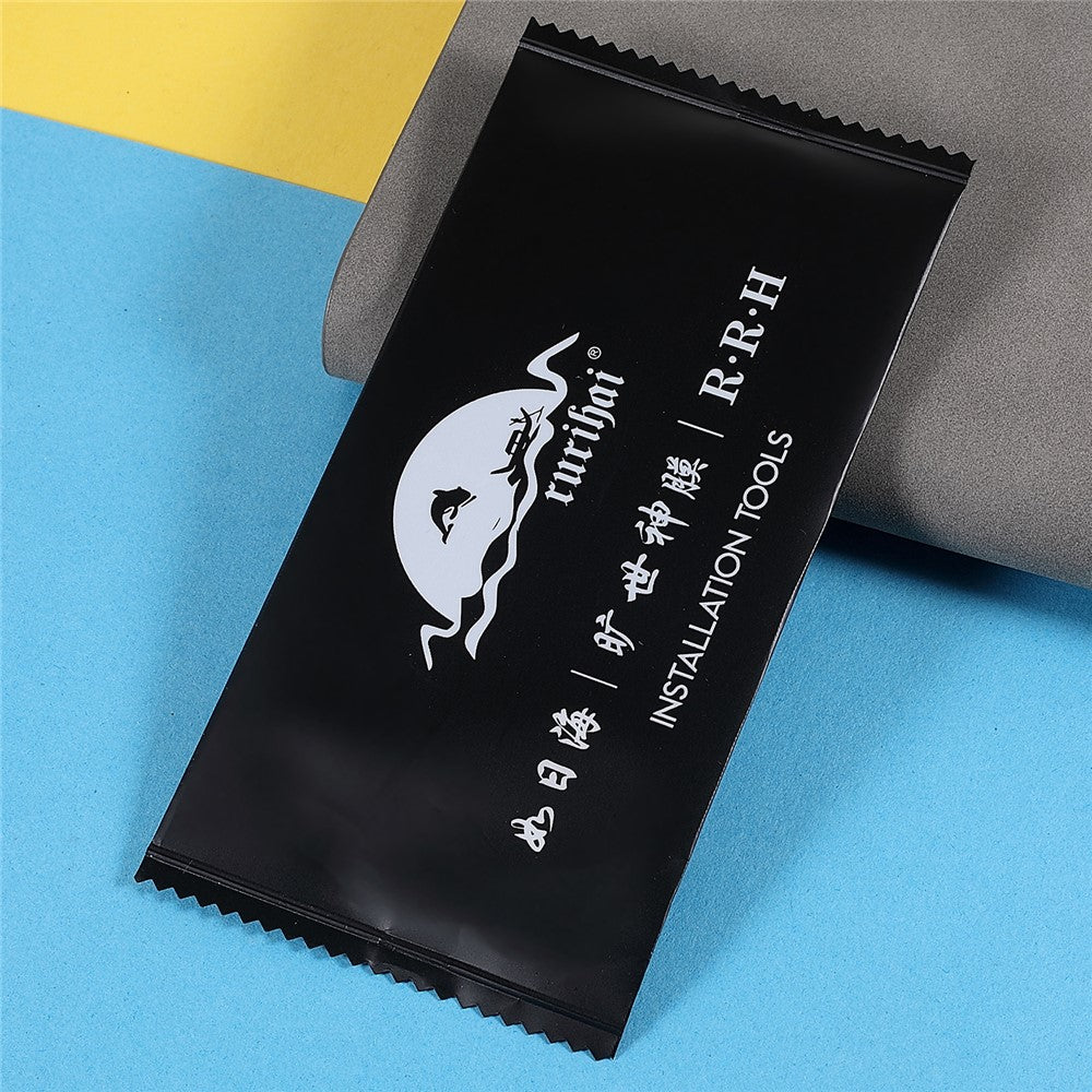 RURIHAI for Xiaomi 12 5G/12X 5G/12S 5G 0.3mm Ultra-thin HD Clear Anti-explosion 3D Curved Hot Bending Side Glue Tempered Glass Screen Protector Film [Fingerprint Unlock]