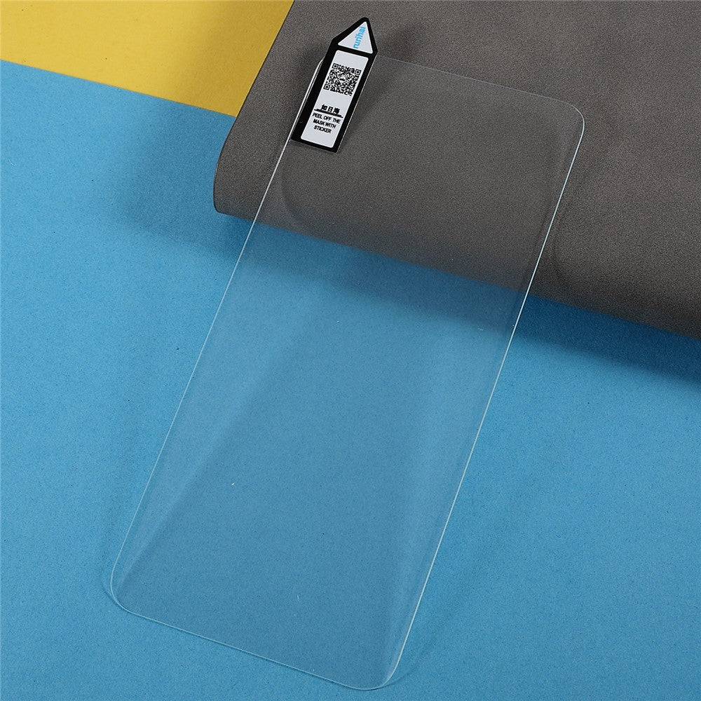 RURIHAI för Xiaomi 12 5G/12X 5G/12S 5G 3D Full Glue 0,26 mm Explosionsskyddande UV-vätskebaserad härdad skärmskyddsfilm av hög aluminium-kiselglas [Fingeravtryckslåsning]
