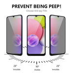 ENKAY HAT PRINCE for Samsung Galaxy A32 4G (EU Version) Full Screen Privacy Protection 28-degree Anti-spy Explosion-proof Full Glue Tempered Glass Screen Protector