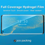 IMAK 2 stk/sæt Hydrogelfilm III Skærmbeskytter til OnePlus 9 Pro/10 Pro, High Definition Anti-ridse Blød TPU Film