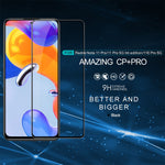 NILLKIN CP+PRO til Xiaomi Redmi Note 12 Pro 4G / 11 Pro 4G (MediaTek) / Note 11 Pro 5G (Qualcomm) 9H ultratynd fuldskærmsfilm i hærdet glas, AGC-glasskærmfilm
