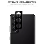 MOCOLO for Samsung Galaxy S21+ 5G Silk Printing 9H Anti-explosion Anti-scratch Full Glue Clear Tempered Glass Camera Lens Screen Protector
