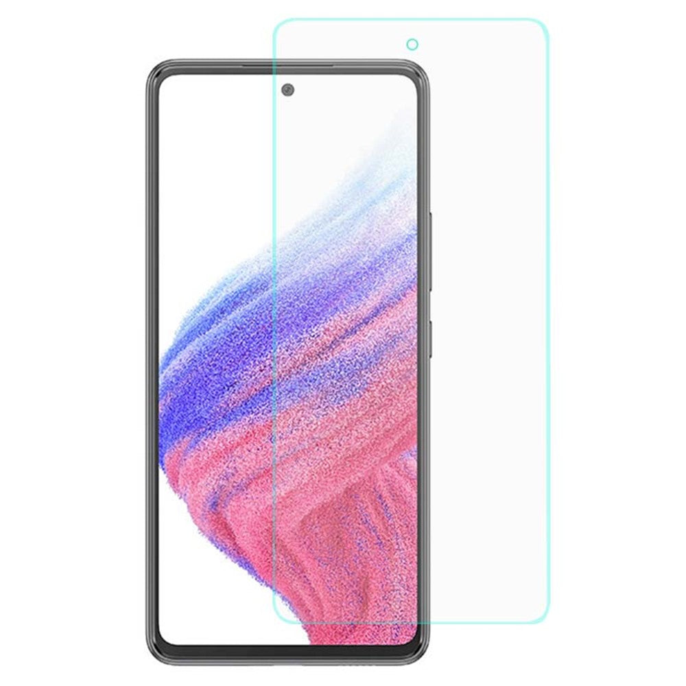 For Samsung Galaxy A53 5G Tempered Glass Screen Protector 0.3mm Arc Edge High Definition Scratch Protection Film Guard