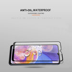 MOCOLO ridsefast hærdet glasfilm til Samsung Galaxy A23 4G / 5G (global version), heldækkende HD-klar, sekundærhærdet, eksplosionssikker, heldækkende limet skærmbeskyttelse