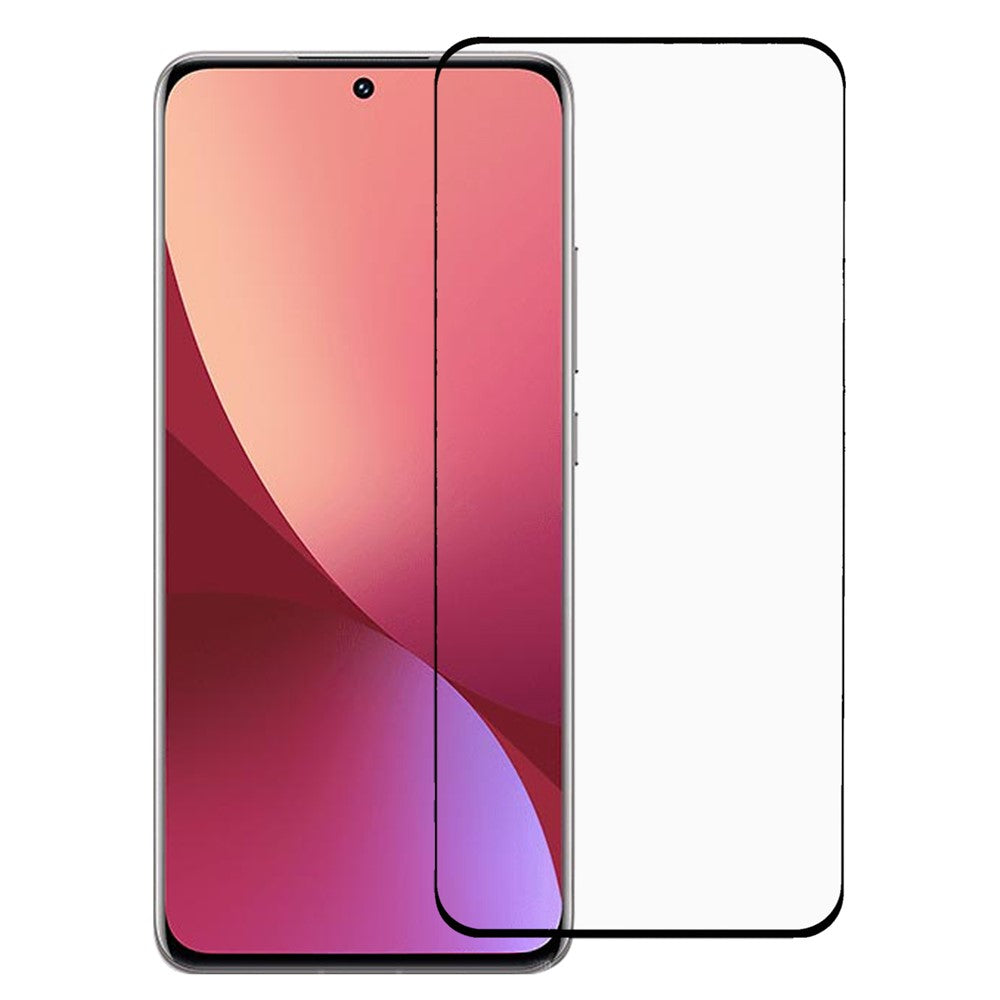 3D-böjt, genomskinligt skärmskydd för Xiaomi 12 / 12X / 12S 5G, heltäckande sidoskydd, repskyddande härdat glasfilm