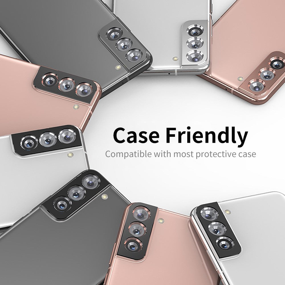 ENKAY HAT PRINCE For Samsung Galaxy S22 5G/S22+ 5G Aluminum Alloy Camera Lens Protector Anti-scratch Protective Cover