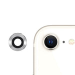 For iPhone SE (2022)/(2020) Ultra Clear Metal + Glass Phone Camera Lens Protective Film Guard