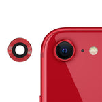 For iPhone SE (2022)/(2020) Ultra Clear Metal + Glass Phone Camera Lens Protective Film Guard