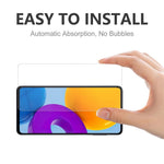 HAT PRINCE for Samsung Galaxy M52 5G Sensitive Touch 0.26mm 2.5D Arc Edge Full Glue 9H Tempered Glass Screen Protector