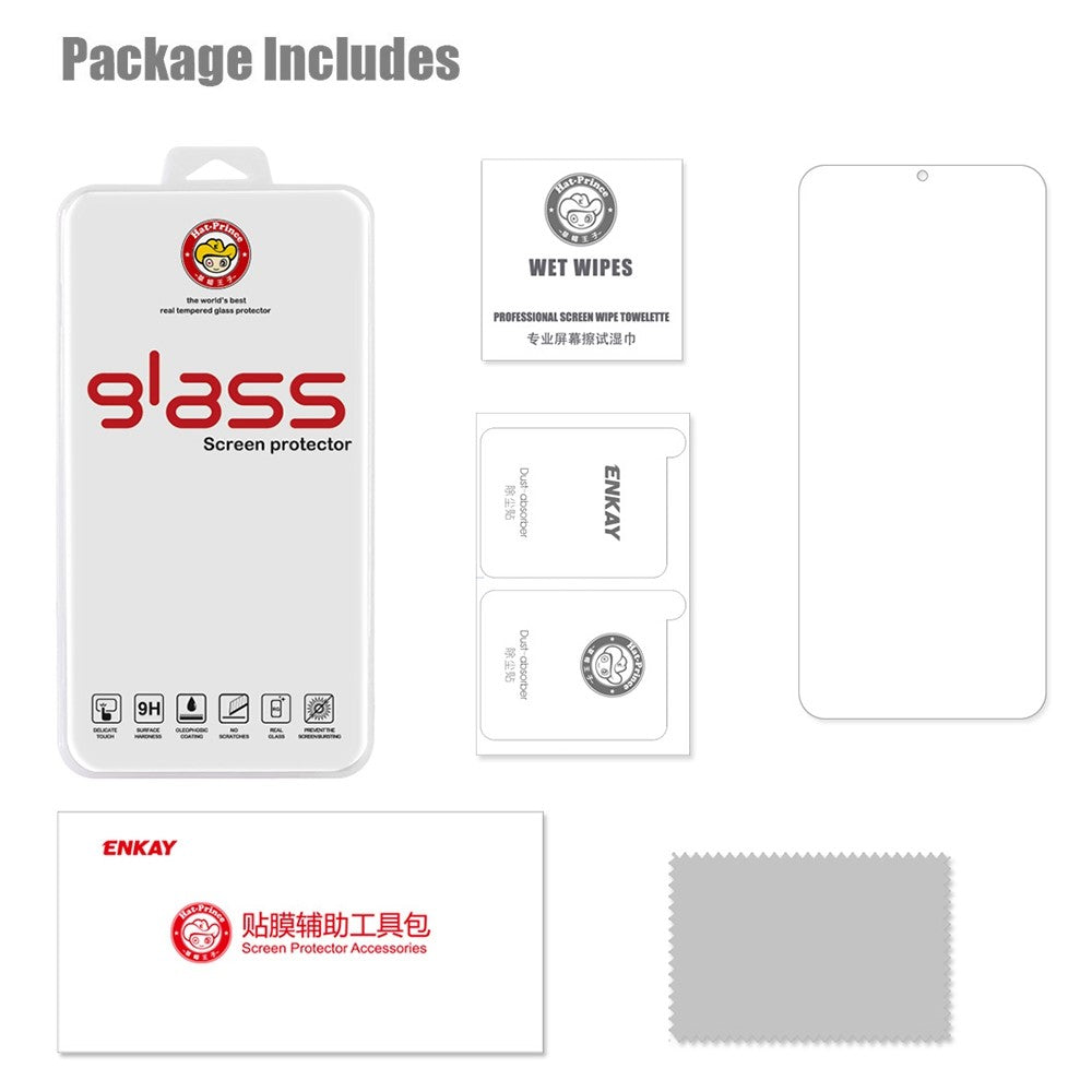 HAT PRINCE for Samsung Galaxy M52 5G Sensitive Touch 0.26mm 2.5D Arc Edge Full Glue 9H Tempered Glass Screen Protector