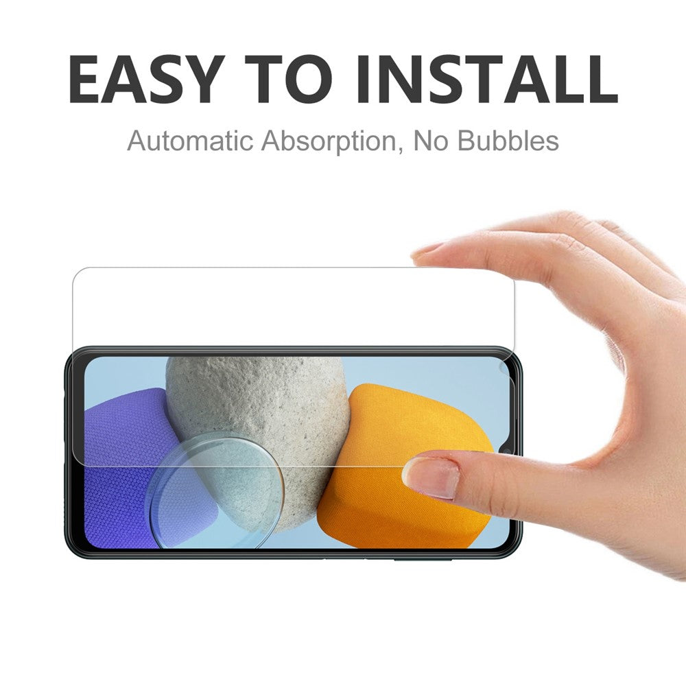 HAT PRINCE for Samsung Galaxy M33 5G (Global Version)/(India Version)/M23 5G/F23 5G Full Glue 9H Anti-scratch Ultra-clear 0.26mm 2.5D Arc Edge Tempered Glass Screen Protector