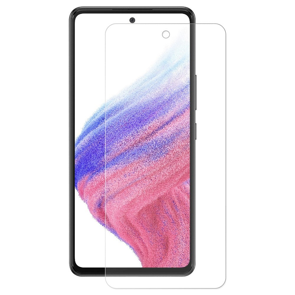 HAT PRINCE til Samsung Galaxy A53 5G 2.5D Buet Kant Ridsefast 9H 0.26 mm Fuld Lim Hærdet Glas Skærmbeskytter