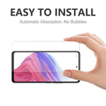 HAT PRINCE til Samsung Galaxy A53 5G 2.5D Buet Kant Ridsefast 9H 0.26 mm Fuld Lim Hærdet Glas Skærmbeskytter