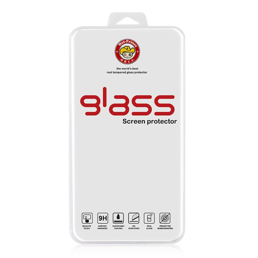 HAT PRINCE för Samsung Galaxy A33 5G Härdat Glas Film 2.5D Arc Edge 9H 0.26mm Helklistrad Skärmskydd