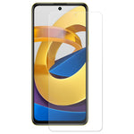 HAT PRINCE för Xiaomi Poco M4 Pro 5G Explosionsskyddande HD Full Glue 2.5D Arc Edge 0.26mm 9H Härdat Glas Skärmskydd