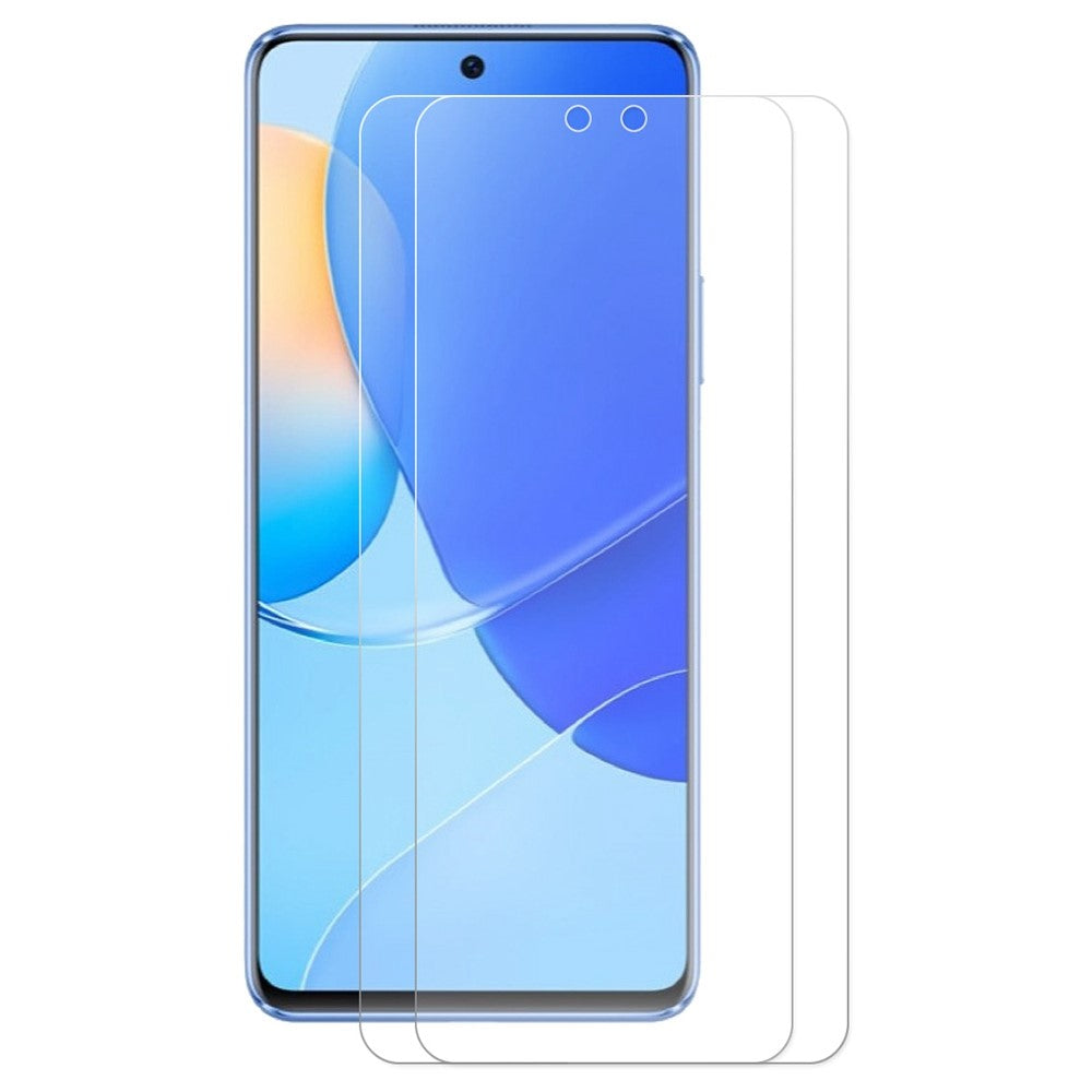 HAT PRINCE 2 st/pack för Huawei nova 9 SE bubbelfritt heltäckande HD 2.5D Arc Edge 0.26mm 9H härdat glas skärmskydd
