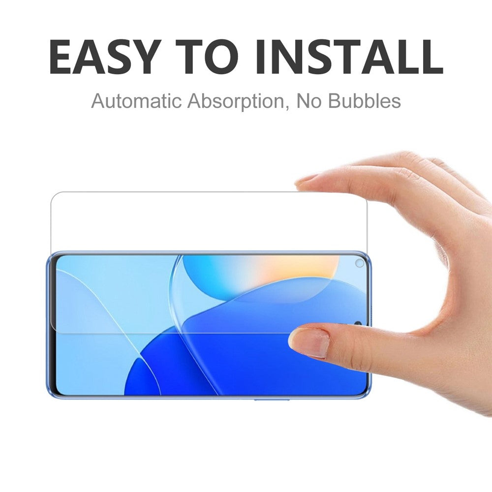 HAT PRINCE 2 st/pack för Huawei nova 9 SE bubbelfritt heltäckande HD 2.5D Arc Edge 0.26mm 9H härdat glas skärmskydd