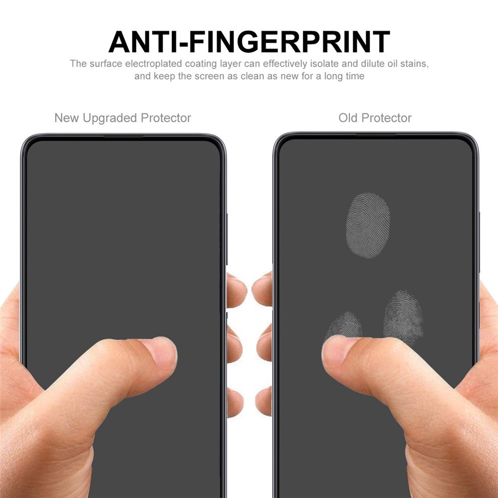 HAT PRINCE 2Pcs/Pack Full Coverage Screen Film for Huawei nova 9 SE, HD Anti-explosion 0.26mm 2.5D Arc Edge 9H Full Glue Tempered Glass Screen Protector