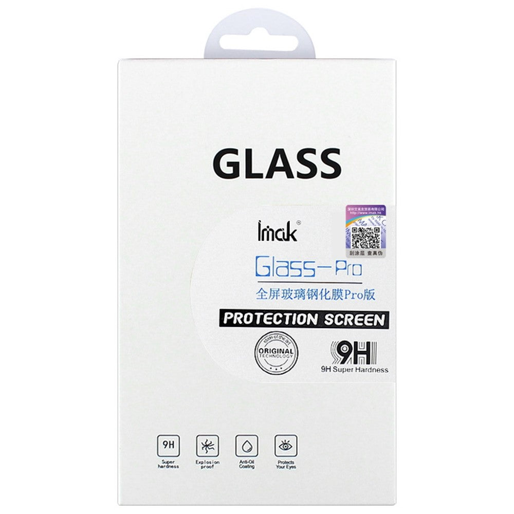 IMAK Pro+-serien för Xiaomi Redmi Note 12 Pro 4G / 11 Pro 4G (MediaTek) / Note 11 Pro 5G (Qualcomm) / Note 11E Pro / Note 11 Pro+ 5G AGC-härdat glasskärmfilm, anti-explosionsskyddad helklistrad framskärmsfilm