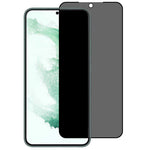 For Samsung Galaxy S22+ 5G / S23+ Privacy Anti-Spy Screen Protector Silk Printing Full Glue Tempered Glass Full Coverage Film