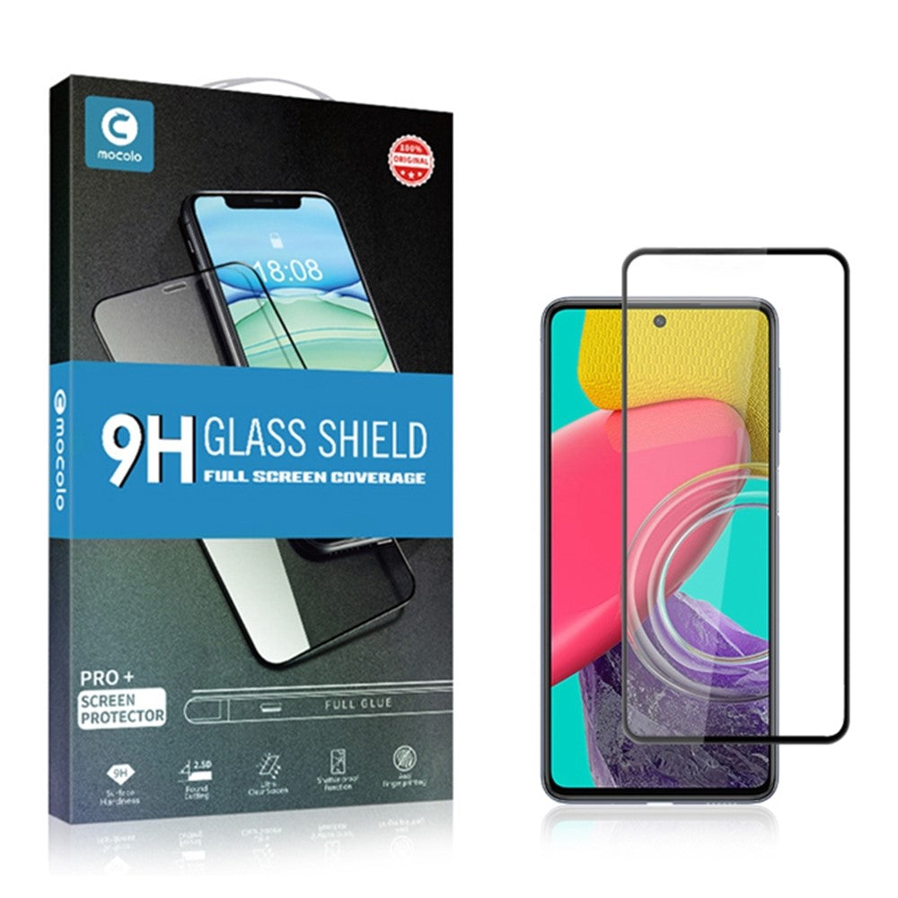 MOCOLO For Samsung Galaxy M53 5G Full Coverage Tempered Glass Film HD Clear Anti-explosion Full Glue Screen Protector