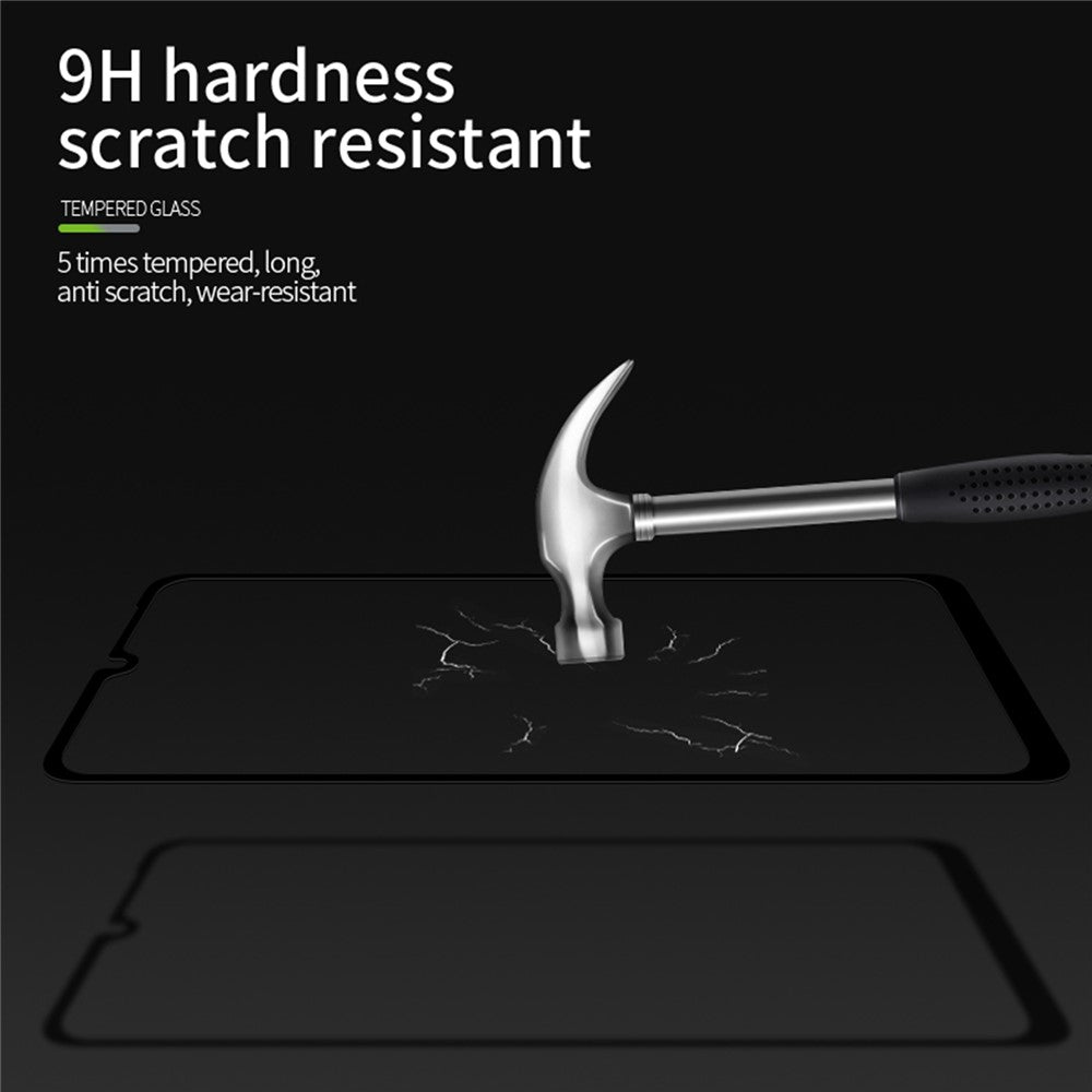 PINWUYO JK Härdat Glas Film Series-2 för Samsung Galaxy M33 5G (Global Version)/(Indisk Version) Heltäckande Anti-Spräng Anti-Olje Heltäckande Lim Skärmskydd